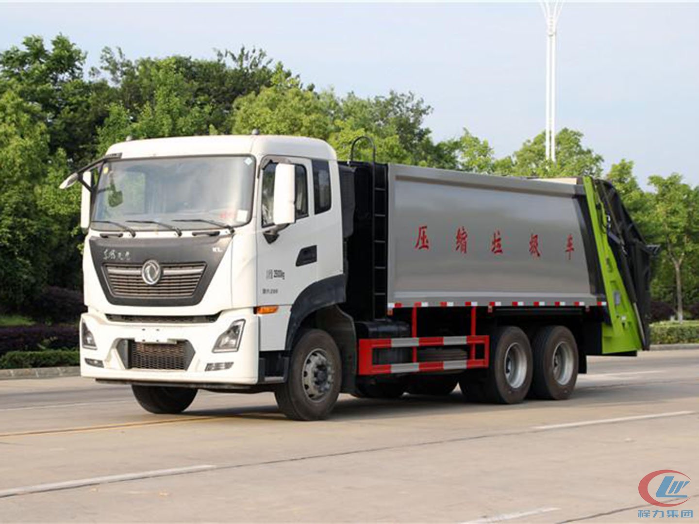 國六東風天龍后雙橋18方壓縮垃圾車