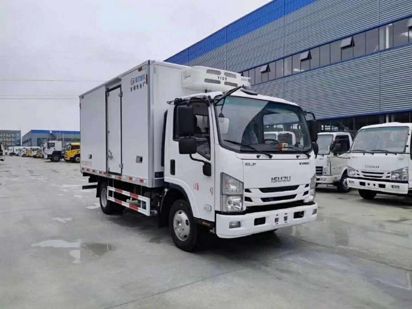 國(guó)六慶鈴五十鈴KV100冷藏車