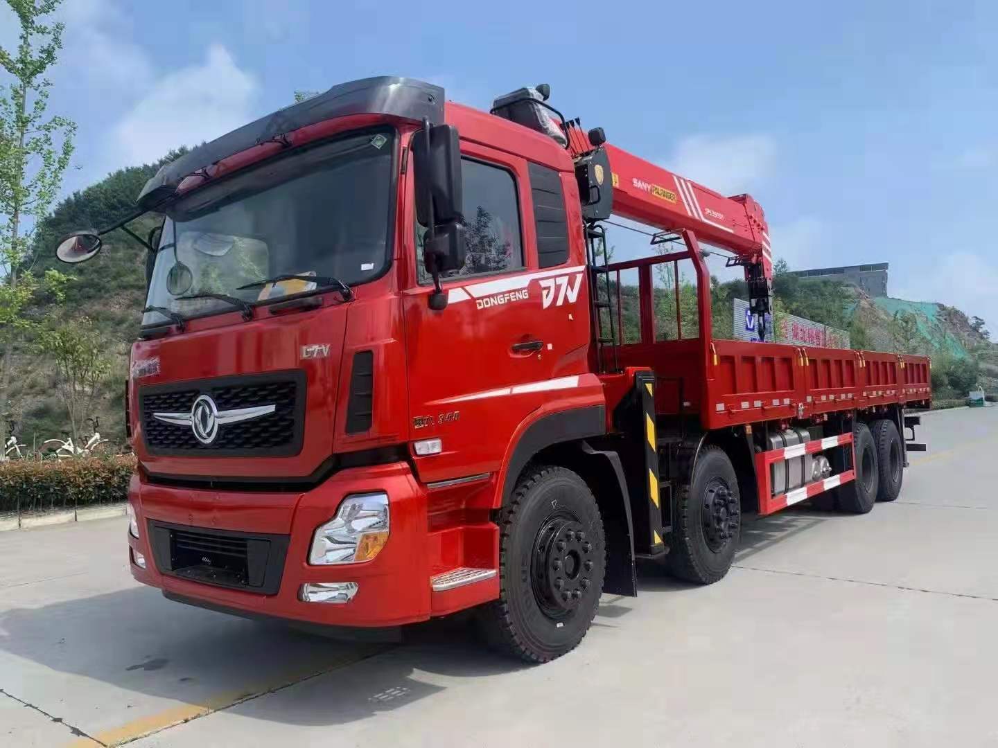 國(guó)六東風(fēng)??D7V前四后八隨車??吊