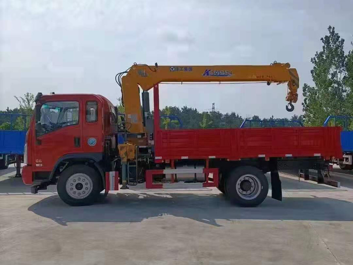 大運G6國六單橋徐工6.3噸隨車吊