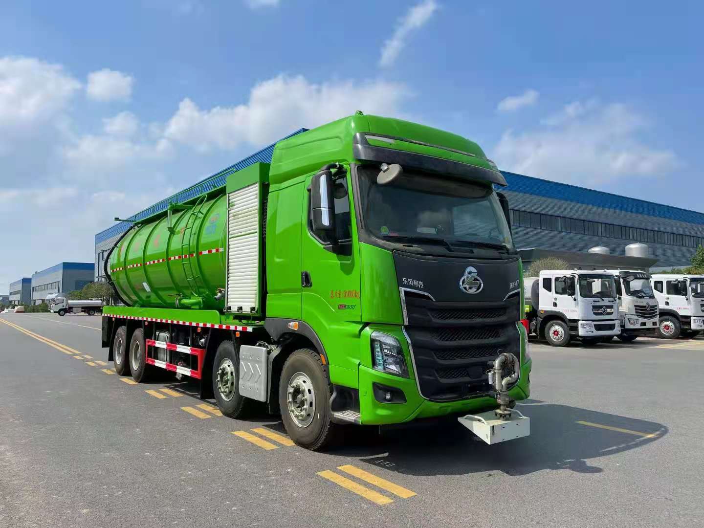 國六東風(fēng)柳汽乘龍前四后八清洗吸污車