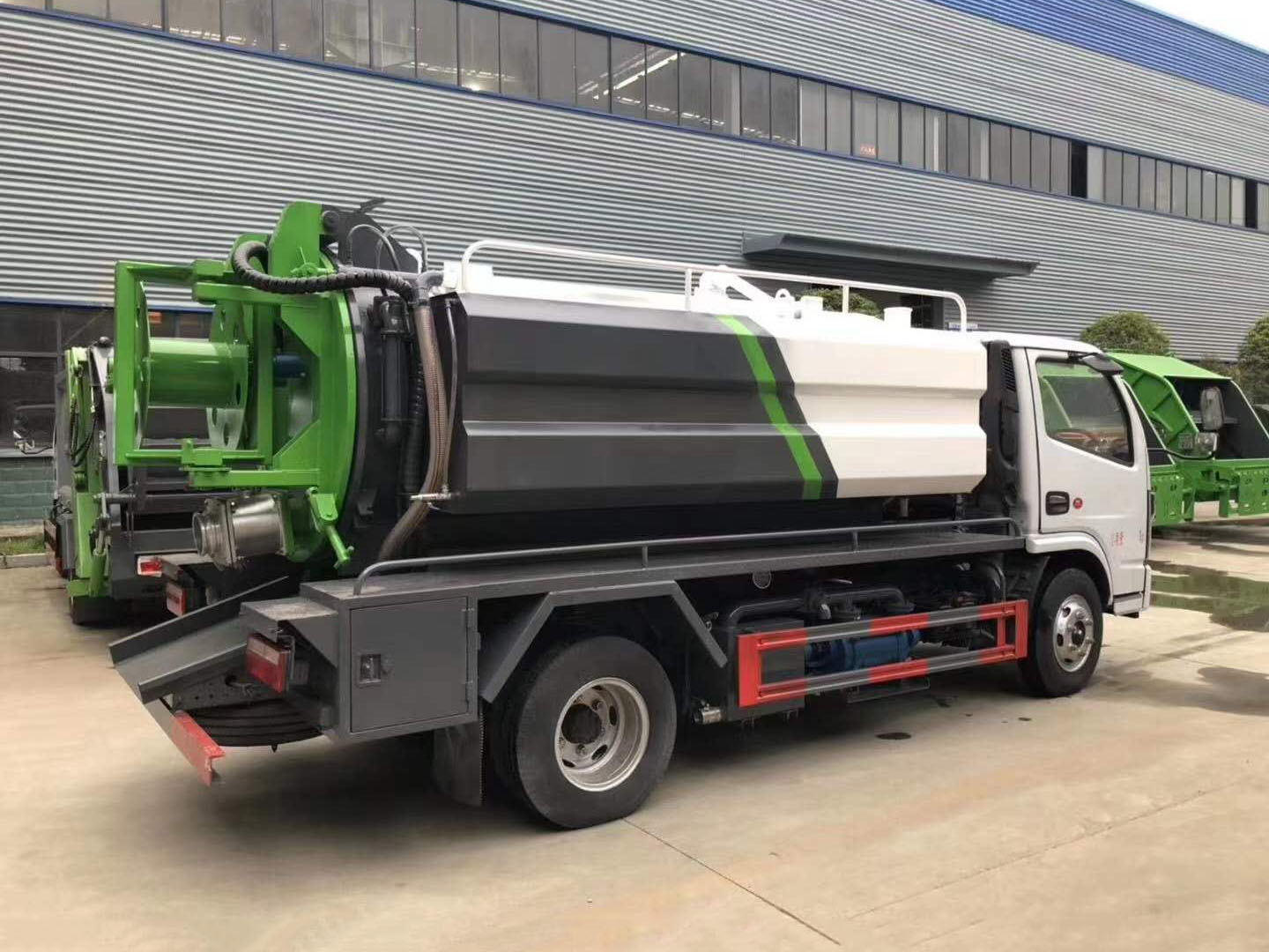 國六東風小多利卡藍牌清洗吸污車