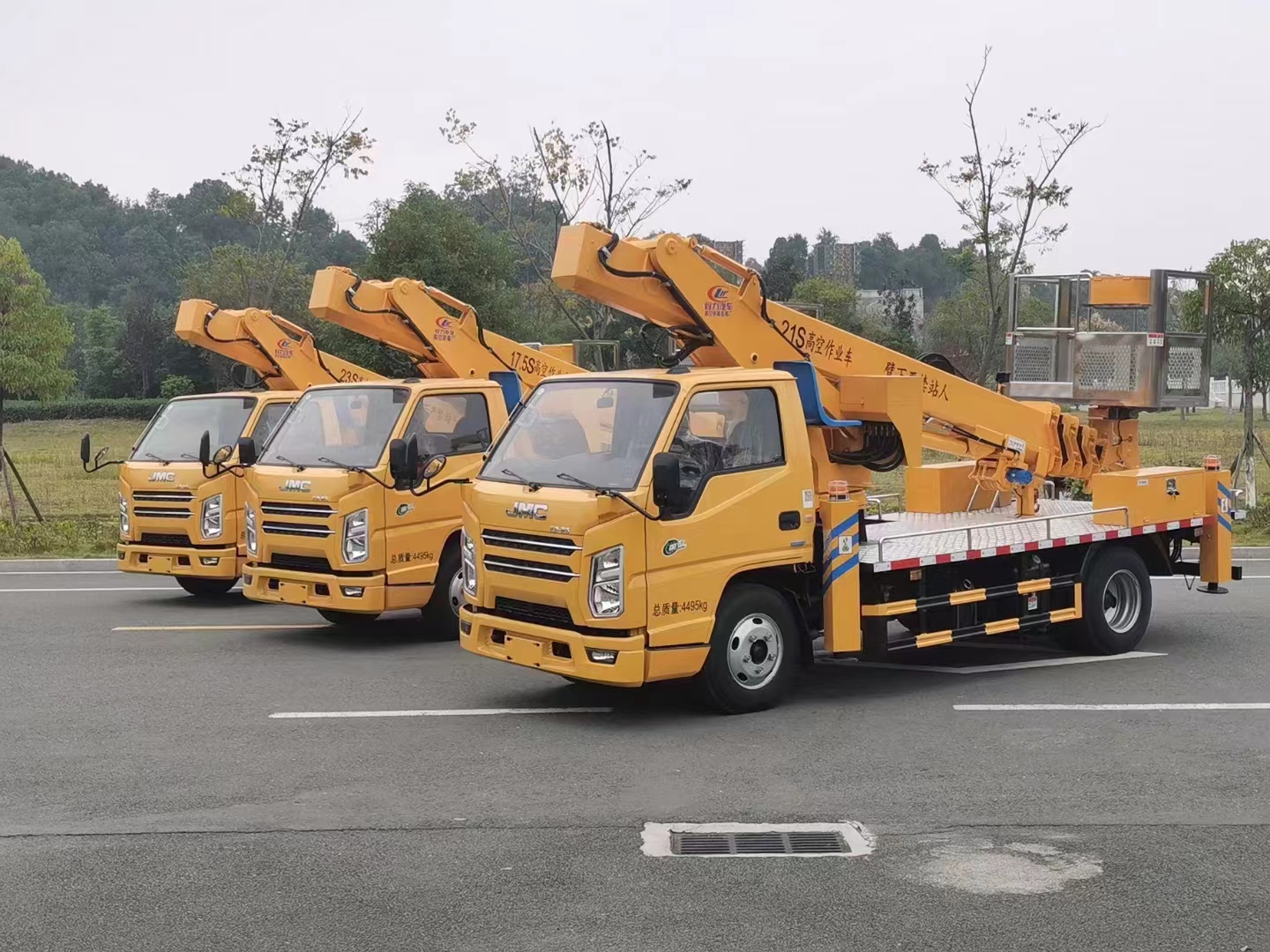 江鈴國六單排座23米高空作業車