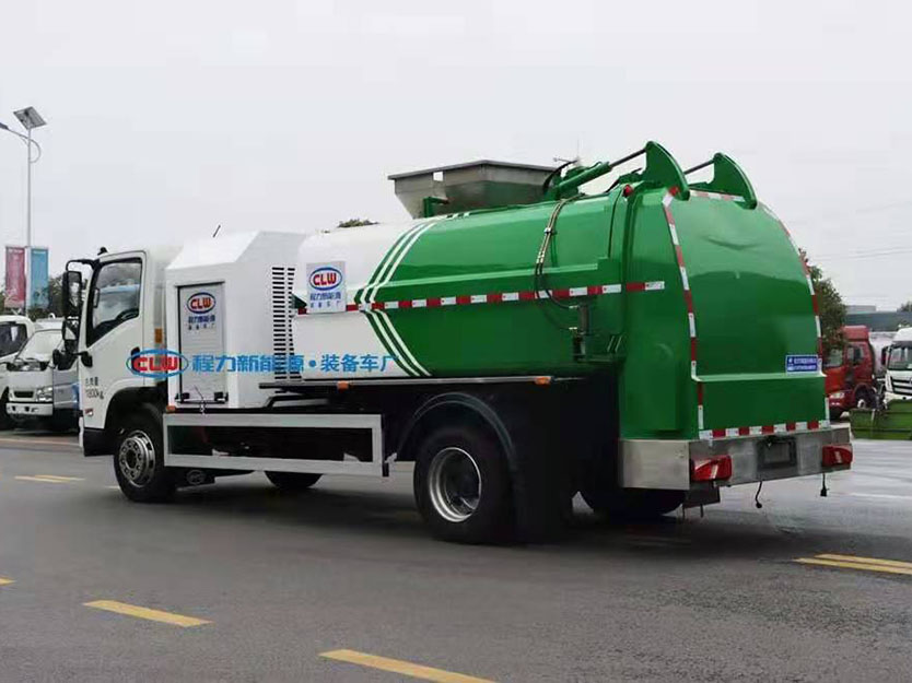 程力純電動餐廚垃圾車