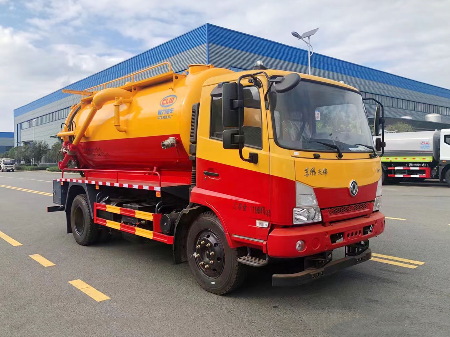 國六東風天錦KS清洗吸污車