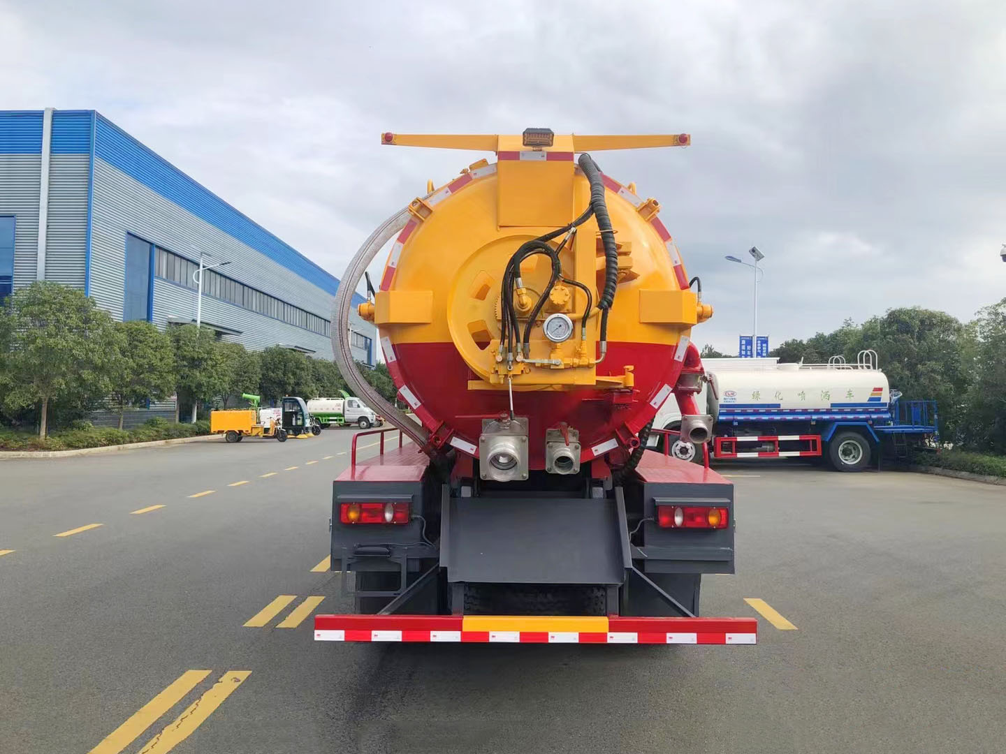 國六東風天錦KS清洗吸污車