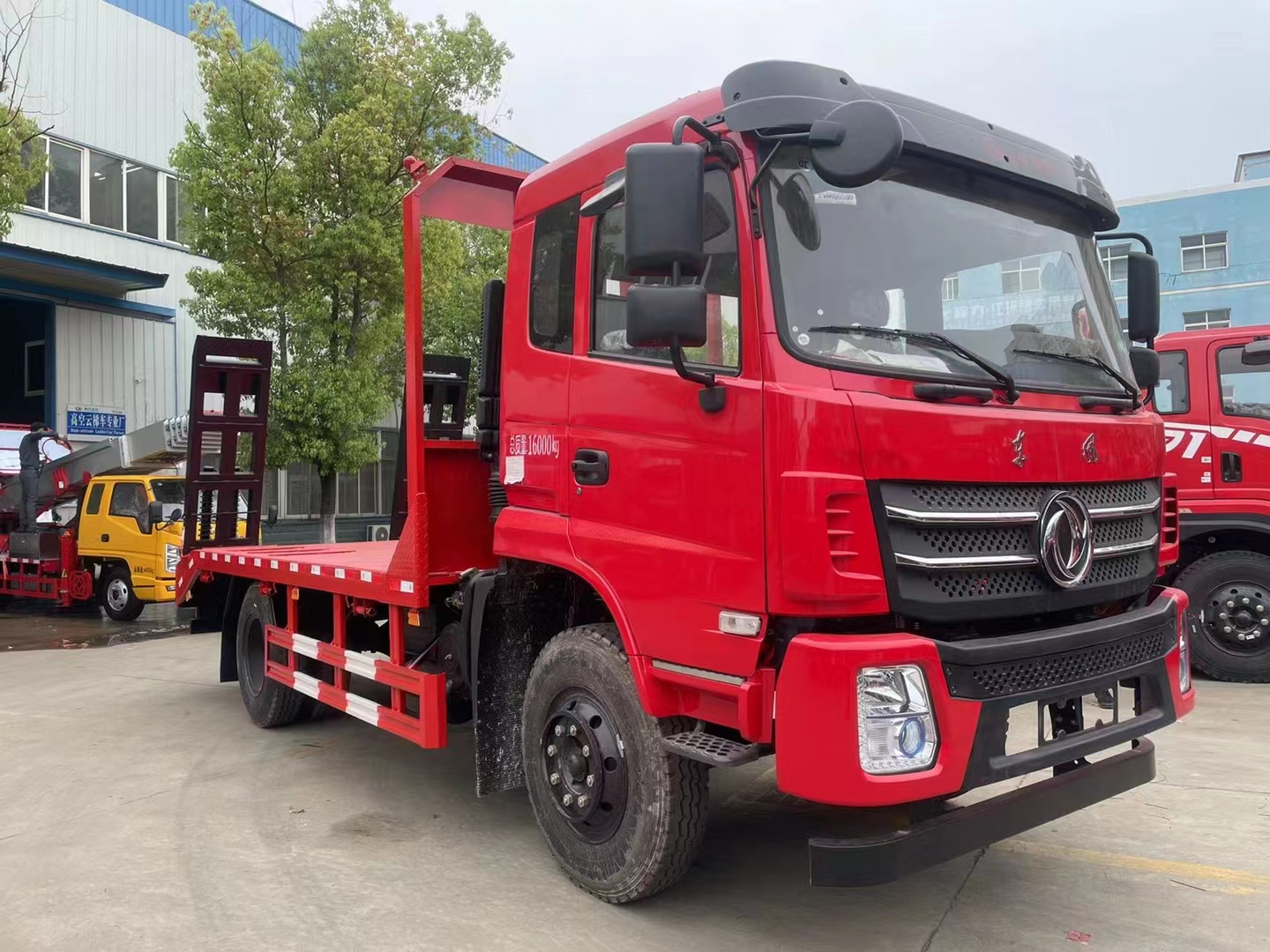 國六東風K6單橋平板運輸車