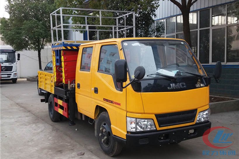 湖北程力江鈴10米升降平臺(tái)高空作業(yè)車高清圖