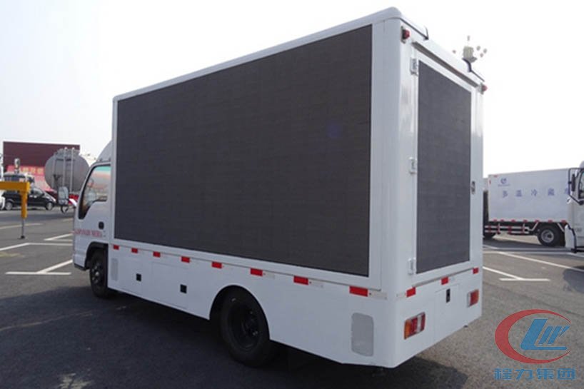 湖北程力五十鈴led廣告宣傳車側面圖