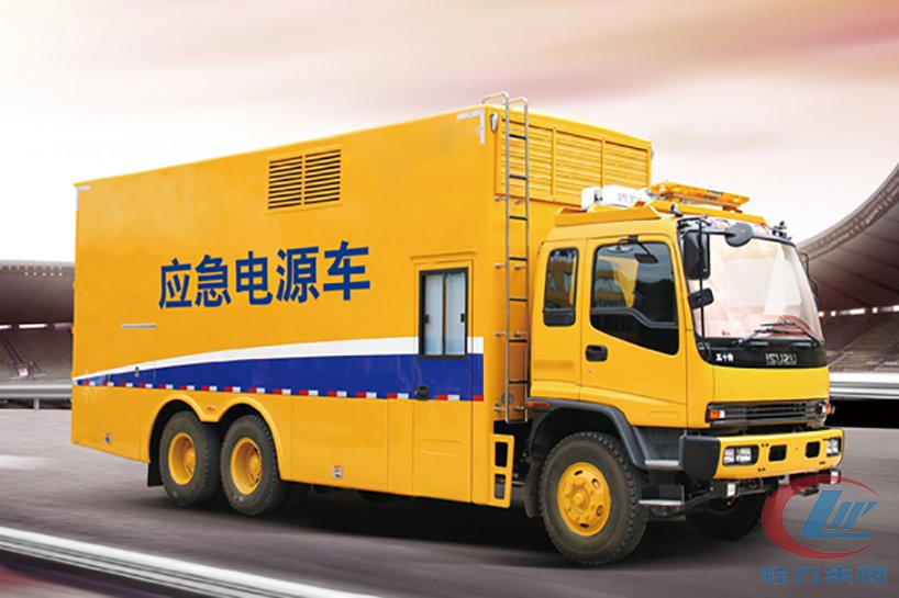 慶鈴FVZ移動應急發電車側面圖