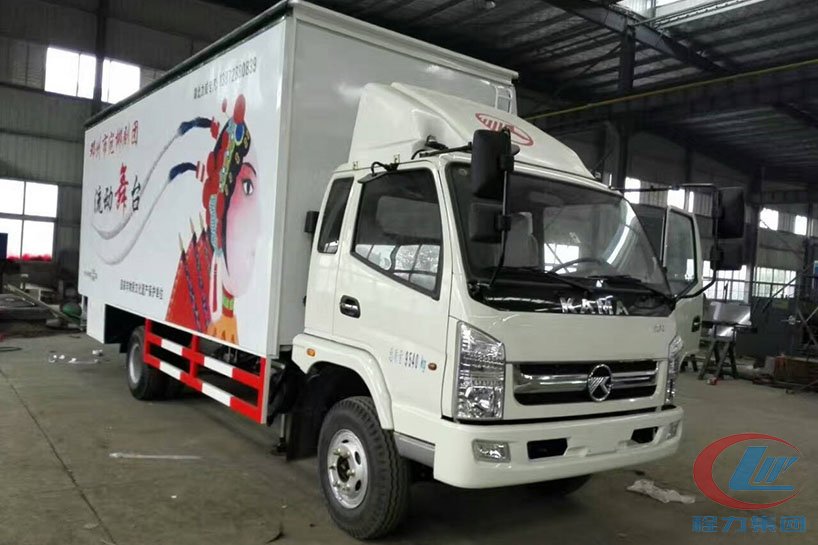 凱馬5.4米廂長舞臺車高清圖