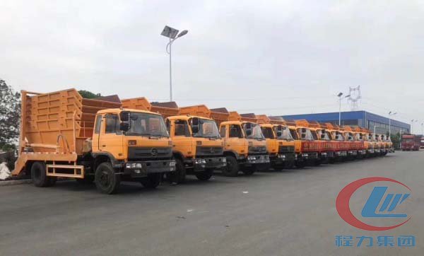 程力出口馬達加斯加垃圾車