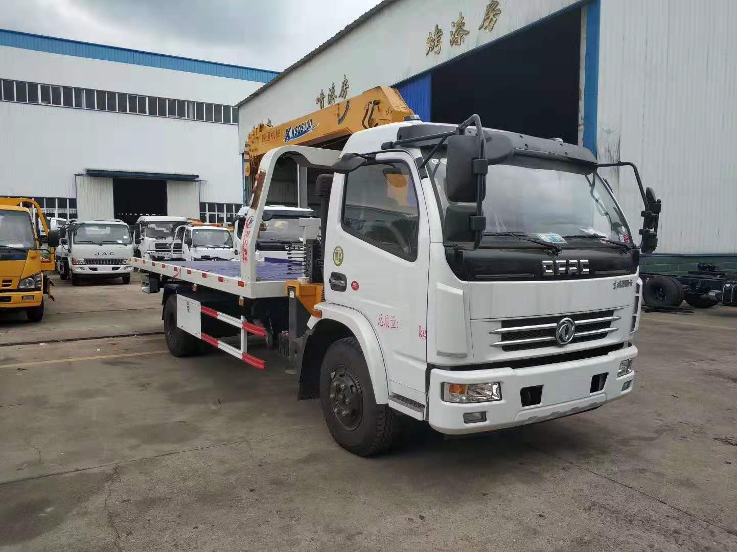 東風(fēng)多利卡清障車帶隨車吊